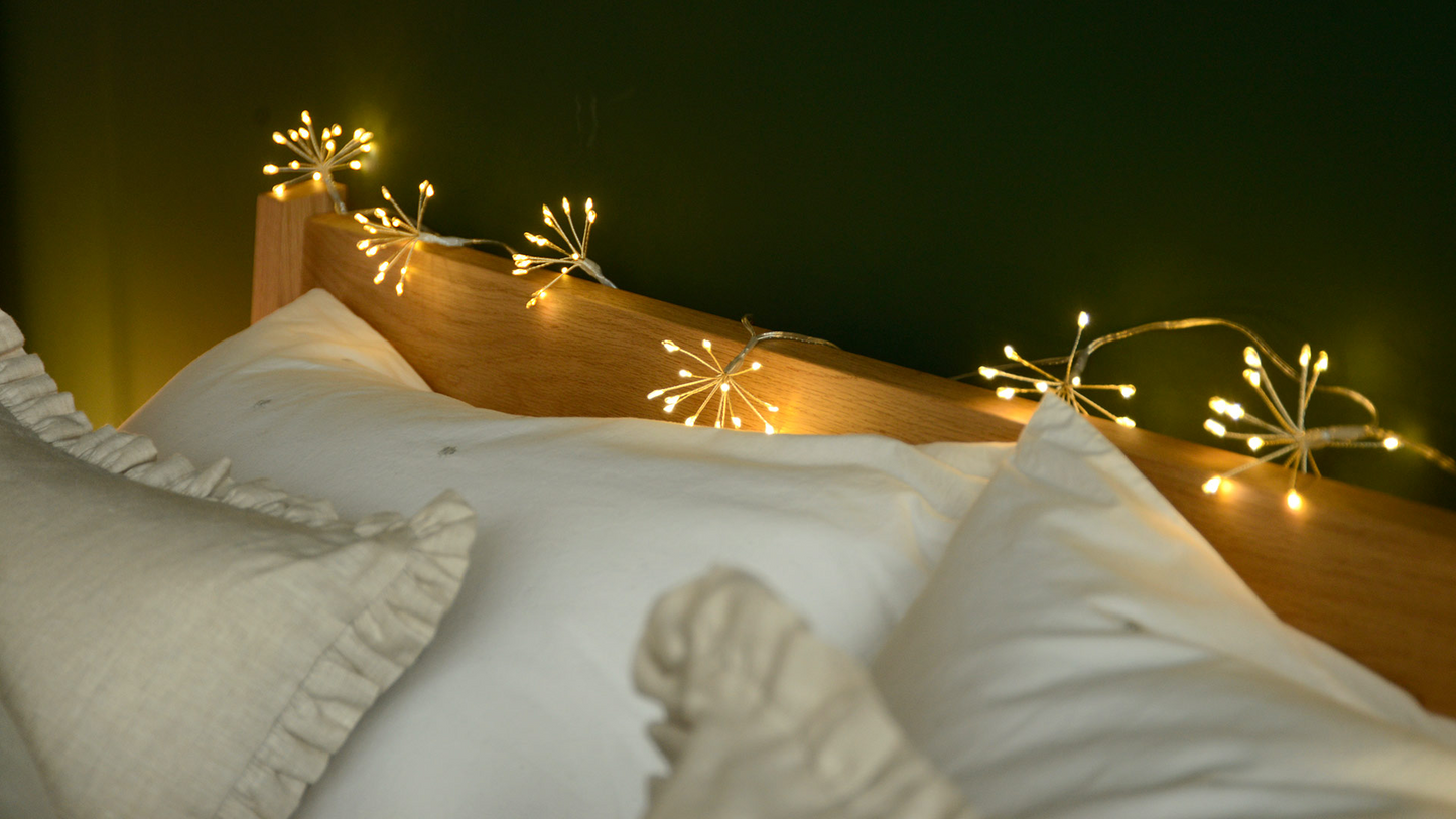 Starburst Chain Lights - Indoor/Outdoor Fairy String USB 100 Leds