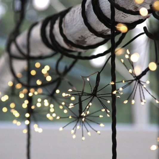 Starburst Chain Lights - Indoor/Outdoor Fairy String USB 100 Leds