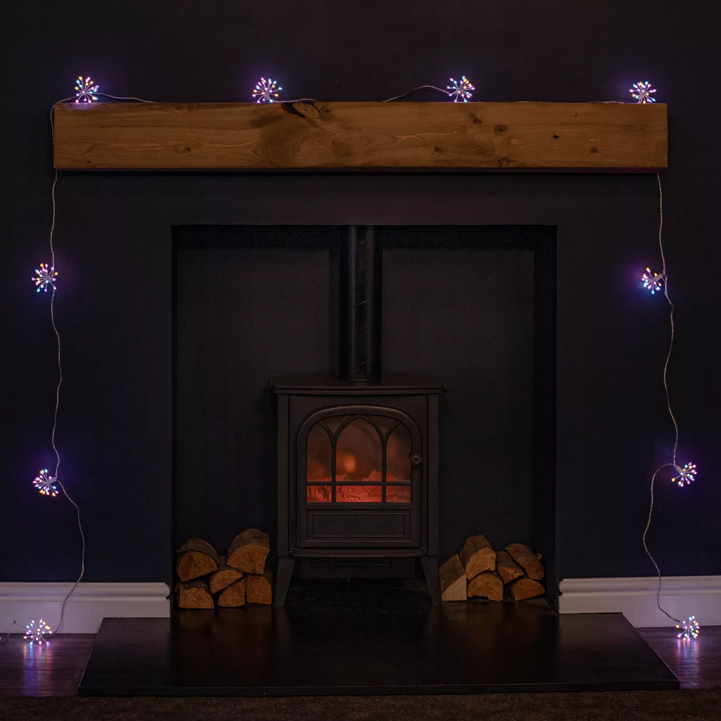 Starburst Chain Lights - Indoor/Outdoor Fairy String USB 100 Leds