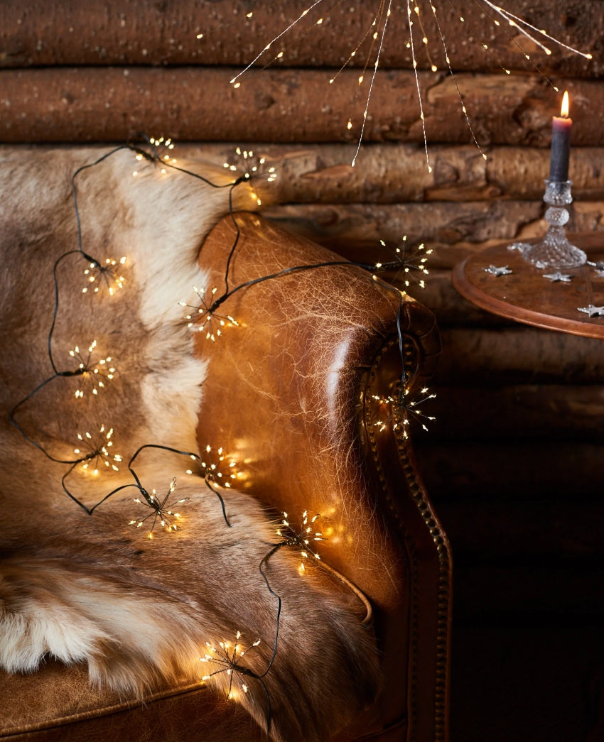 Starburst Chain Lights - Indoor/Outdoor Fairy String USB 100 Leds