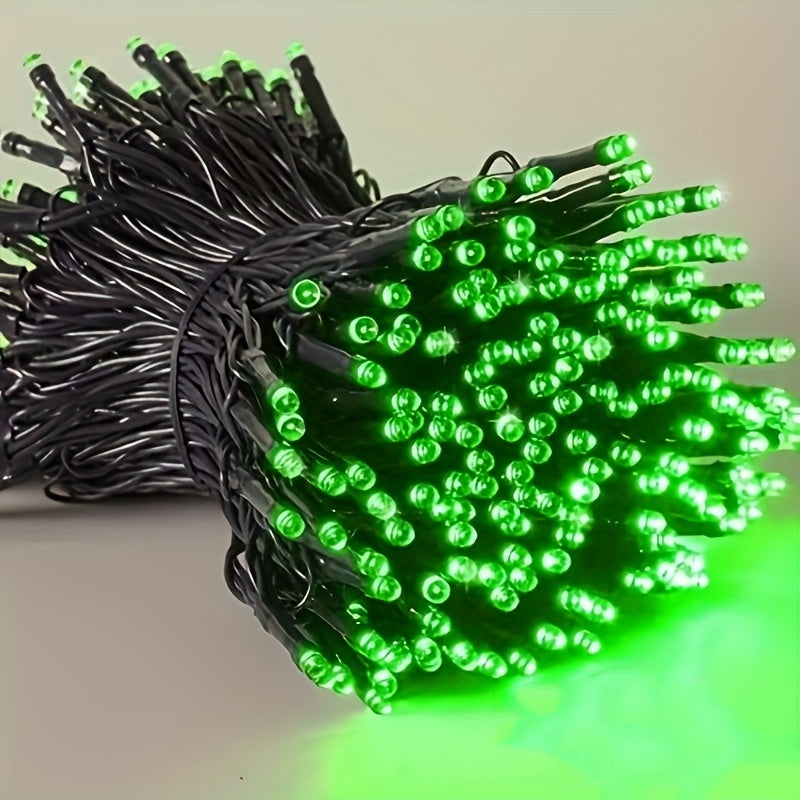 72FT/200 LEDs Green String Lights Indoor/Outdoor, Waterproof 8 Modes Green Wire Tree Lights for St Patrick's Day Christmas Halloween Decorations (Green)