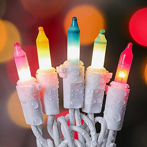 Multicolor String Lights 32FT 100 LEDs for Easter Indoor Outdoor Holiday Tree Party Xmas Home Decorations IP65 Waterproof