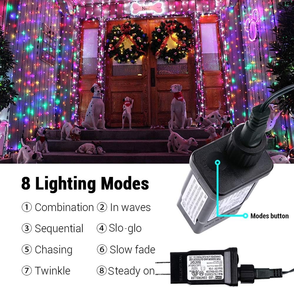 200LED Christmas String Lights Outdoor Indoor Use